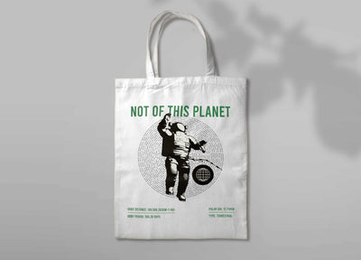 "NOT OF THIS PLANET" Canvas Tote Bag