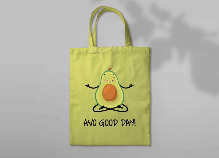 "AVO GOOD DAY" Canvas Tote Bag