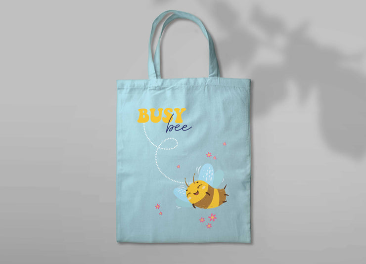 "BUSY BEE" Canvas Tote Bag