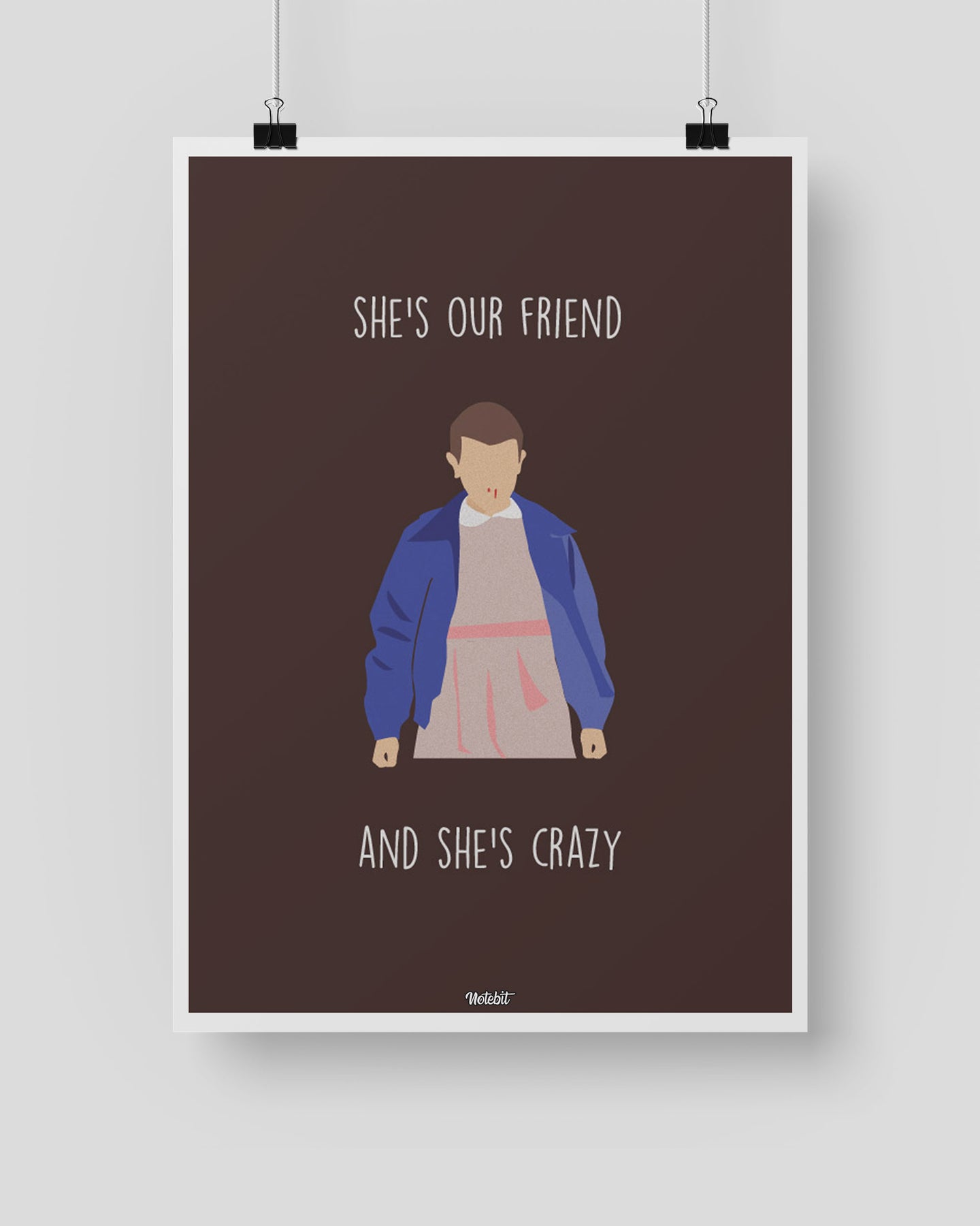 Eleven - Stranger Things Poster – Notebit