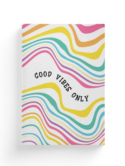 "Good Vibes Only" Quote Composition Notebook-Notebit