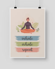 Inhale Exhale Poster-Notebit