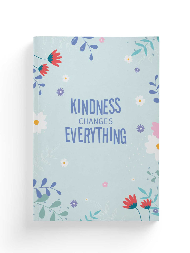 "Kindness changes everything" Quote Composition Notebook-Notebit