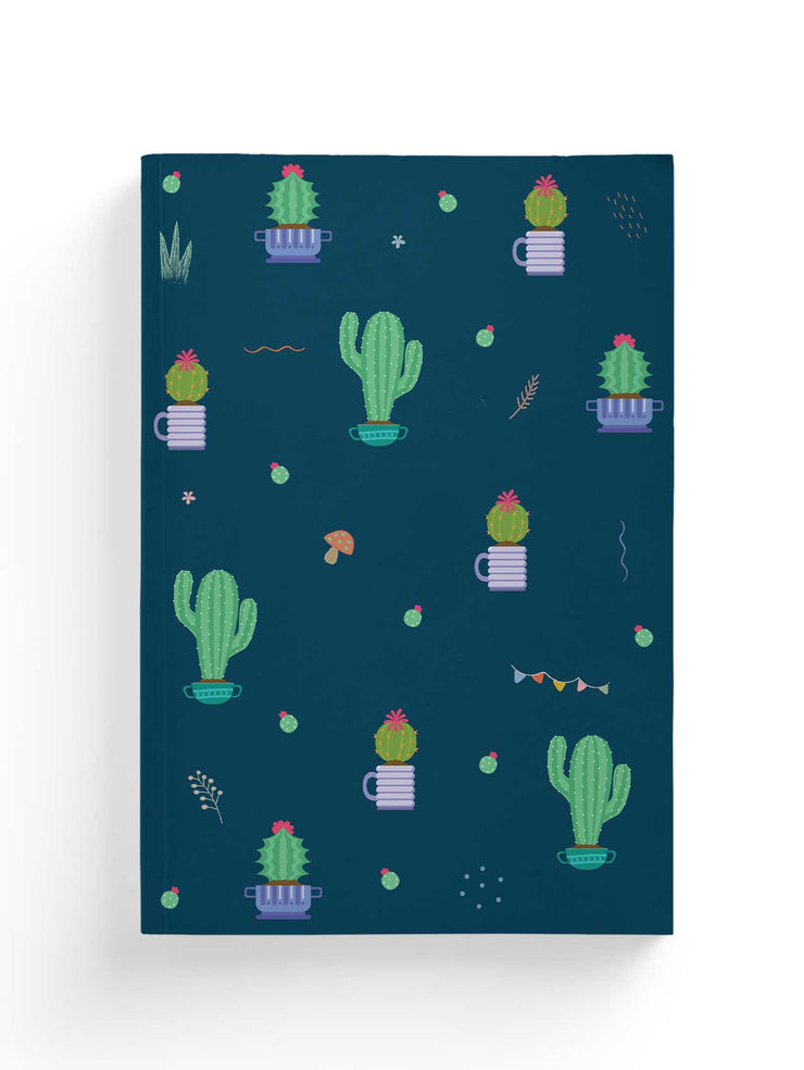 Cactus Pattern Composition Notebook-Notebit