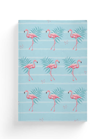 Flamingo Pattern Composition Notebook-Notebit
