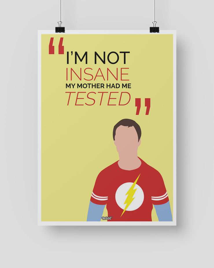 Sheldon Cooper Poster-Notebit