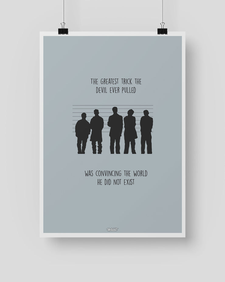 The Usual Suspects Poster-Notebit
