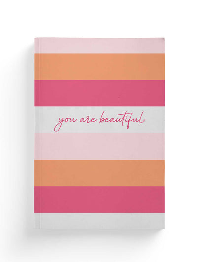 "You are beautiful" Quote Composition Notebook-Notebit
